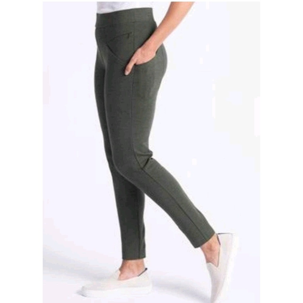 Betabrand Journey Zippered Skinny-Leg Pocket High Rise Dress Yoga Pants XXL Plus
